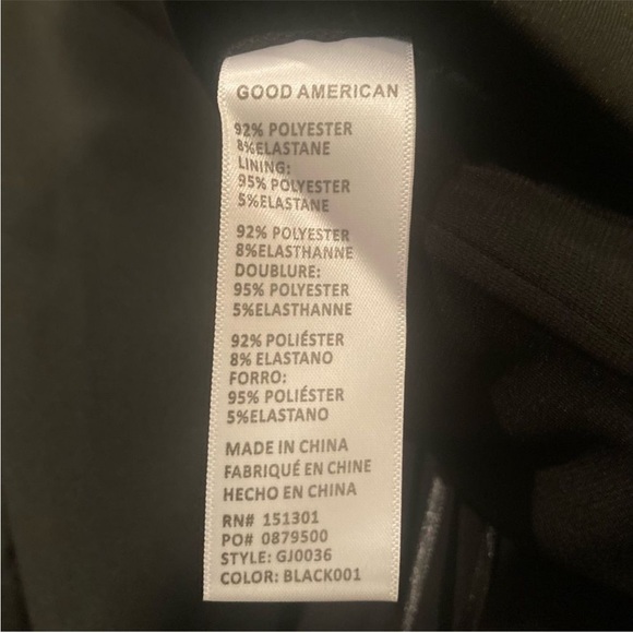 Good American Scuba jumpsuit nwt size 1 (small) - Picture 6 of 9